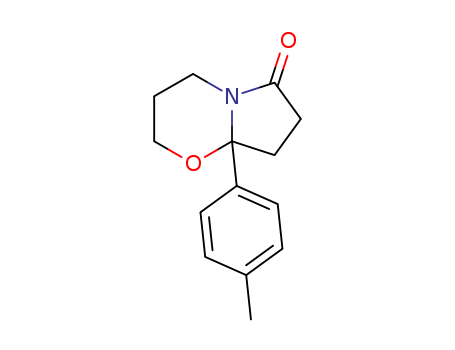 7088-17-7,8a-(4-Methylphenyl)-3,4,8,8a-tetrahydro-2H-pyrrolo[2,1-b][1,3]oxazin-6(7H)-one,2H-Pyrrolo(2,1-b)(1,3)oxazin-6-one,3,4,6,7,8,8a-hexahydro-8a-(p-tolyl);8a-(p-Tolyl)-3,4,6,7,8,8a-hexahydro-2H-pyrrolo(2,1-b)(1,3)oxazin-6-one;8a-(4-Methylphenyl)-3,4,8,8a-tetrahydro-2H-pyrrolo[2,1-b][1,3]oxazin-6(7H)-one;