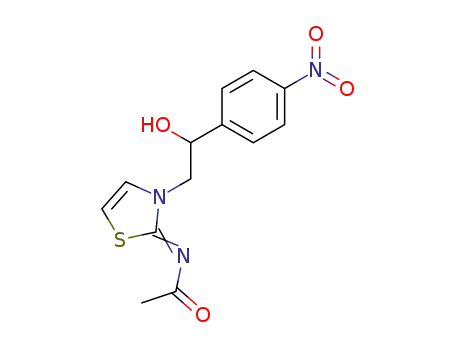 Acetamide,
N-[3-[2-hydroxy-2-(4-nitrophenyl)ethyl]-2(3H)-thiazolylidene]-