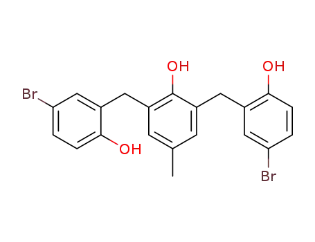 2,6-bis-(5-bromo-2-hydroxybenzyl)-4-methylphenol