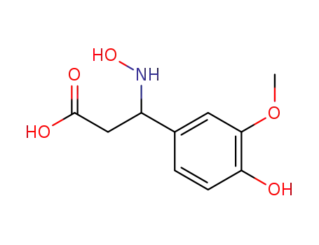 3-Hydroxyamino-3-(4-hydroxy-3-methoxy-phenyl)-propionic acid