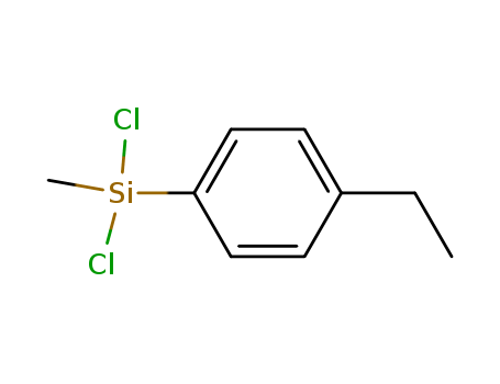 Molecular Structure of 17878-04-5 (Silane, dichloro(4-ethylphenyl)methyl-)