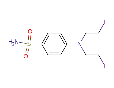 Molecular Structure of 1669-83-6 (4-[Bis(2-iodoethyl)amino]benzene-1-sulfonamide)