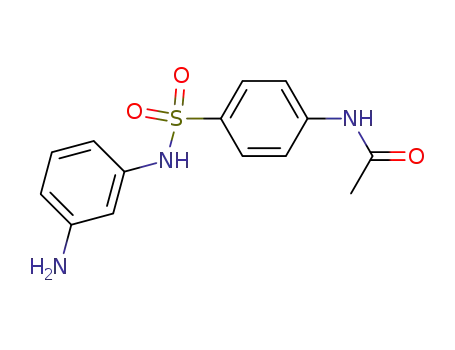 Molecular Structure of 855877-70-2 (N-[4-[(3-aminophenyl)sulfamoyl]phenyl]acetamide)