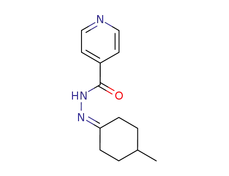 Molecular Structure of 15407-83-7 (4-Pyridinecarboxylicacid, 2-(4-methylcyclohexylidene)hydrazide)