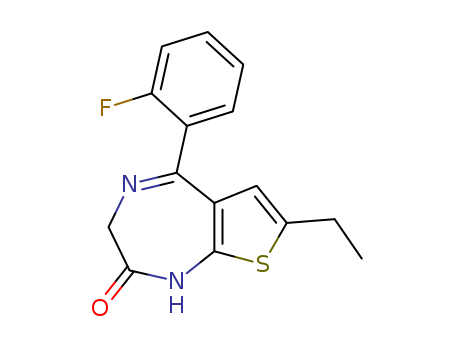 41191-07-5,7-Ethyl-5-(2-fluorophenyl)-1,3-dihydro-2H-thieno[2,3-e]-1,4-diazepin-2-one,