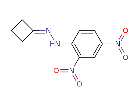 Molecular Structure of 3349-70-0 (1-cyclobutylidene-2-(2,4-dinitrophenyl)hydrazine)