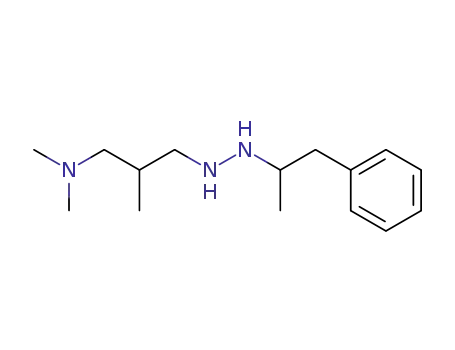 Molecular Structure of 92793-44-7 (1-(2-Methyl-3-dimethylaminopropyl)-2-(1-phenyl-2-propyl)hydrazin)