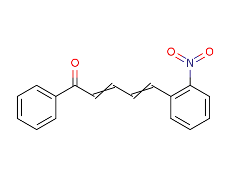 Molecular Structure of 62322-77-4 (2,4-Pentadien-1-one, 5-(2-nitrophenyl)-1-phenyl-)