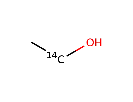 Molecular Structure of 4502-04-9 (ETHANOL, [1-14C])