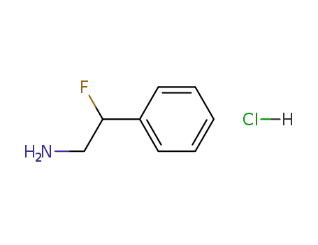 Molecular Structure of 64068-24-2 (Benzeneethanamine, b-fluoro-, hydrochloride)