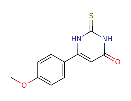 4-1H-PYRIMIDINONE,2,3-DIHYDRO-6-(4-METHOXYPHENYL)-2-THIOXO-CAS