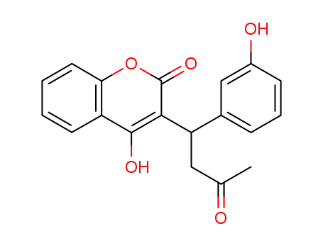 Molecular Structure of 30992-81-5 (3’-Hydroxy Warfarin)