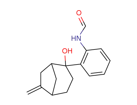 Molecular Structure of 89936-96-9 (Formamide, N-[2-(2-hydroxy-6-methylenebicyclo[3.2.1]oct-2-yl)phenyl]-,
endo-)