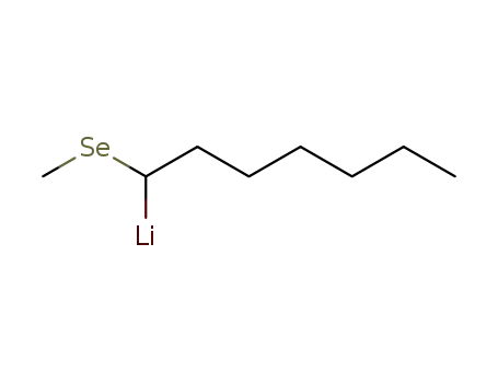 Molecular Structure of 59345-55-0 (Lithium, [1-(methylseleno)heptyl]-)