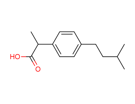 Benzeneacetic acid, -alpha--methyl-4-(3-methylbutyl)- (9CI)