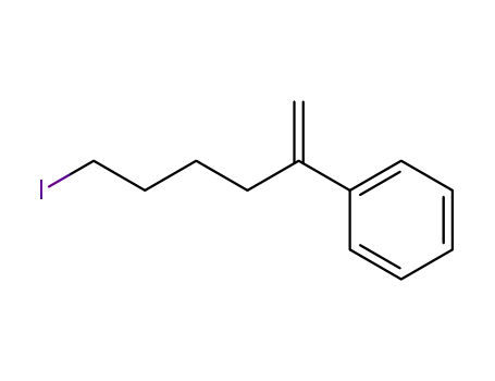 Molecular Structure of 126526-15-6 (Benzene, (5-iodo-1-methylenepentyl)-)