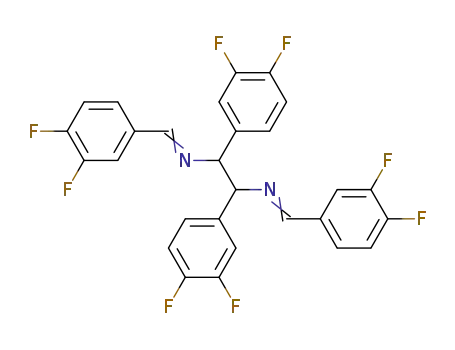 1,2-Bis-(3,4-difluoro-phenyl)-N,N'-bis-[1-(3,4-difluoro-phenyl)-meth-(E)-ylidene]-ethane-1,2-diamine