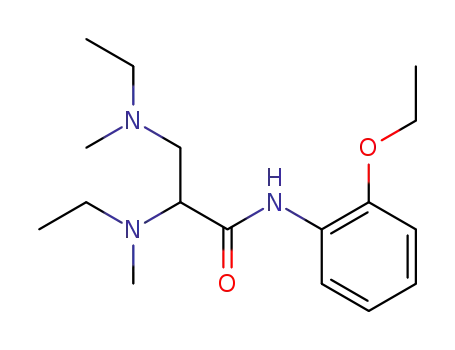Molecular Structure of 78406-76-5 (N-(2-ethoxyphenyl)-N~2~-ethyl-3-[ethyl(methyl)amino]-N~2~-methylalaninamide)