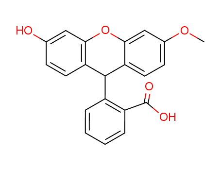 Benzoic acid,2-(3-hydroxy-6-methoxy-9H-xanthen-9-yl)-(65144-30-1)