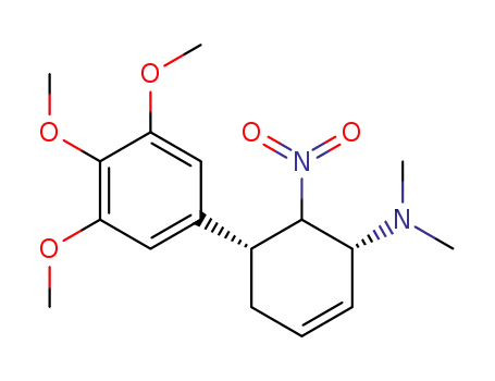 N,N-dimethyl-6-nitro-5-(3,4,5-trimethoxyphenyl)-2-cyclohexen-1-amine