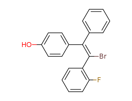 851-41-2,4-[(Z)-2-bromo-2-(2-fluorophenyl)-1-phenylethenyl]phenol,