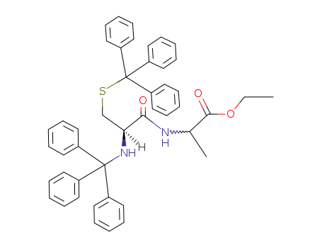 Alanine,N-[N,S-bis(triphenylmethyl)-L-cysteinyl]-, ethyl ester (9CI) cas  35959-75-2