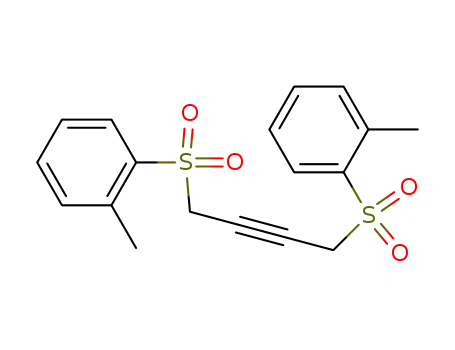 Molecular Structure of 56163-36-1 (Benzene, 1,1'-[2-butyne-1,4-diylbis(sulfonyl)]bis[2-methyl-)