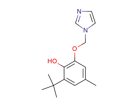 Phenol, 2-(1,1-dimethylethyl)-6-(1H-imidazol-1-ylmethoxy)-4-methyl-