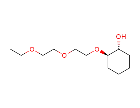 Molecular Structure of 113983-88-3 (Cyclohexanol, 2-[2-(2-ethoxyethoxy)ethoxy]-, trans-)