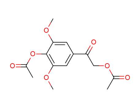 Ethanone,2-(acetyloxy)-1-[4-(acetyloxy)-3,5-dimethoxyphenyl]-