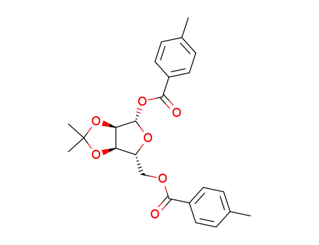 Molecular Structure of 86042-28-6 (1,5-Di-O-(4-methylbenzoyl)-2,3-O-isopropylidene-beta-D-ribofuranose)