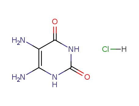 Molecular Structure of 53608-89-2 (Diaminouracildihydrochloride)