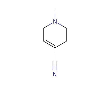 Molecular Structure of 33495-33-9 (4-Pyridinecarbonitrile,1,2,3,6-tetrahydro-1-methyl-(9CI))