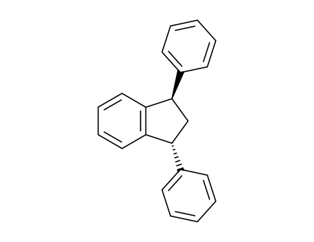 Molecular Structure of 113755-11-6 (1H-Indene, 2,3-dihydro-1,3-diphenyl-, trans-)