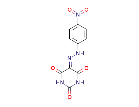 Molecular Structure of 19849-55-9 (5-[(4-nitrophenyl)hydrazono]pyrimidine-2,4,6(1H,3H,5H)-trione)