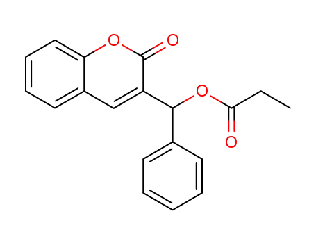3-(1-Propanoyloxybenzyl)-2-oxo-2H-1-benzopyrane