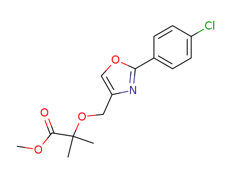 2-[2-(4-Chloro-phenyl)-oxazol-4-ylmethoxy]-2-methyl-propionic acid methyl ester