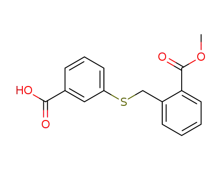 3-(2-carboxymethylbenzylthio)benzoic acid
