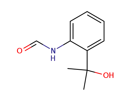 Molecular Structure of 89937-02-0 (Formamide, N-[2-(1-hydroxy-1-methylethyl)phenyl]-)