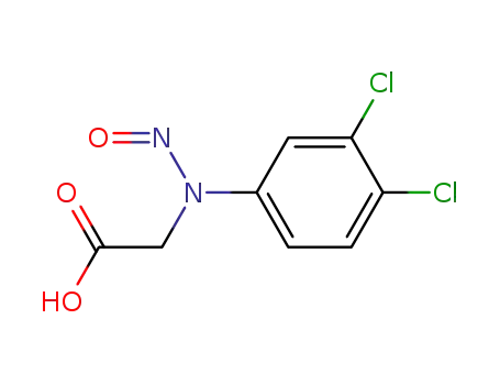 Molecular Structure of 92126-15-3 (Glycine, N-(3,4-dichlorophenyl)-N-nitroso-)