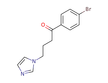 Molecular Structure of 149490-78-8 (1-(4-BROMOPHENYL)-4-1H-IMIDAZOL-1-YL-BUTANONE)