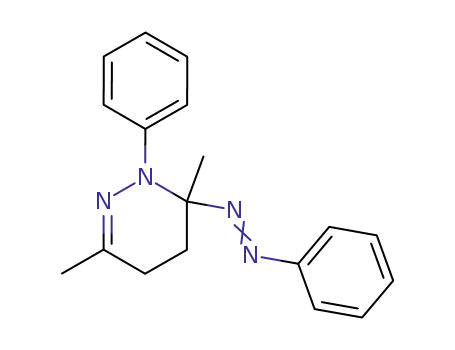 3,6-dimethyl-1-phenyl-6-phenylazo-1,4,5,6-tetrahydro-pyridazine