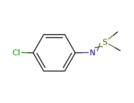 Molecular Structure of 20094-95-5 (1-chloro-4-[(dimethyl-lambda~4~-sulfanylidene)amino]benzene)