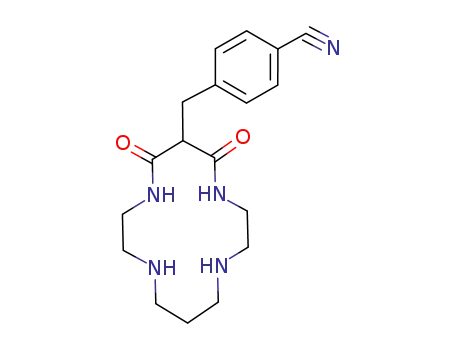6-(4-cyanobenzyl)-1,4,8,11-tetra-azacyclotetradecan-5,7-dione