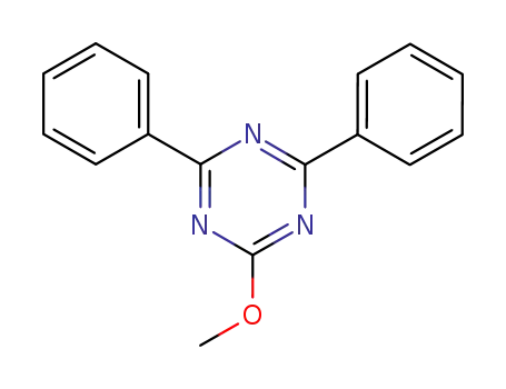 Molecular Structure of 108718-58-7 (2-methoxy-4,6-diphenyl-1,3,5-triazine)