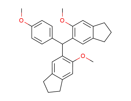6,6'-(4-methoxybenzylidene)-bis(5-methoxyindan)
