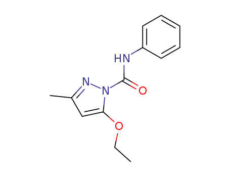 1H-Pyrazole-1-carboxamide, 5-ethoxy-3-methyl-N-phenyl-