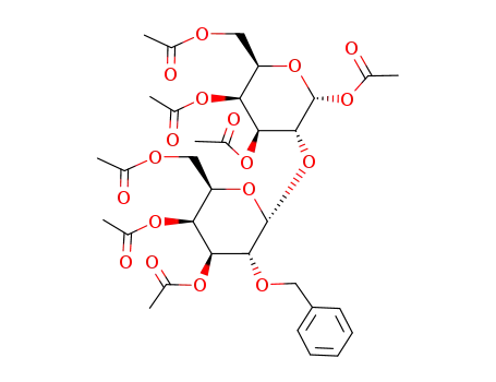 1,3,4,6-tetra-O-acetyl-2-O-(3,4,6-tri-O-acetyl-2-O-benzyl-α-D-galactopyranosyl)-α-D-galactopyranose