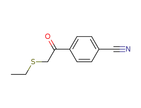 4-(2-(Ethylthio)acetyl)benzonitrile