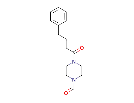 Molecular Structure of 137517-44-3 (1-Piperazinecarboxaldehyde, 4-(1-oxo-4-phenylbutyl)-)